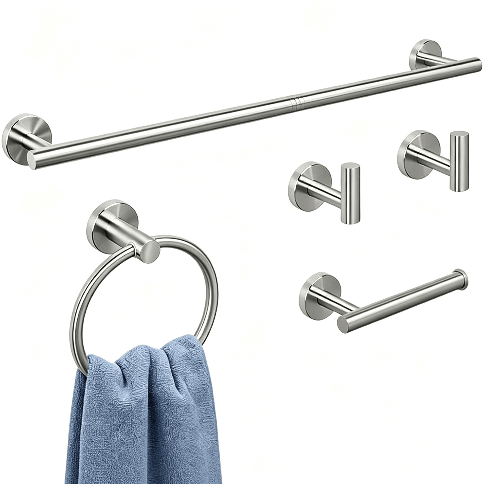 5 Piece Bathroom Hardware Set