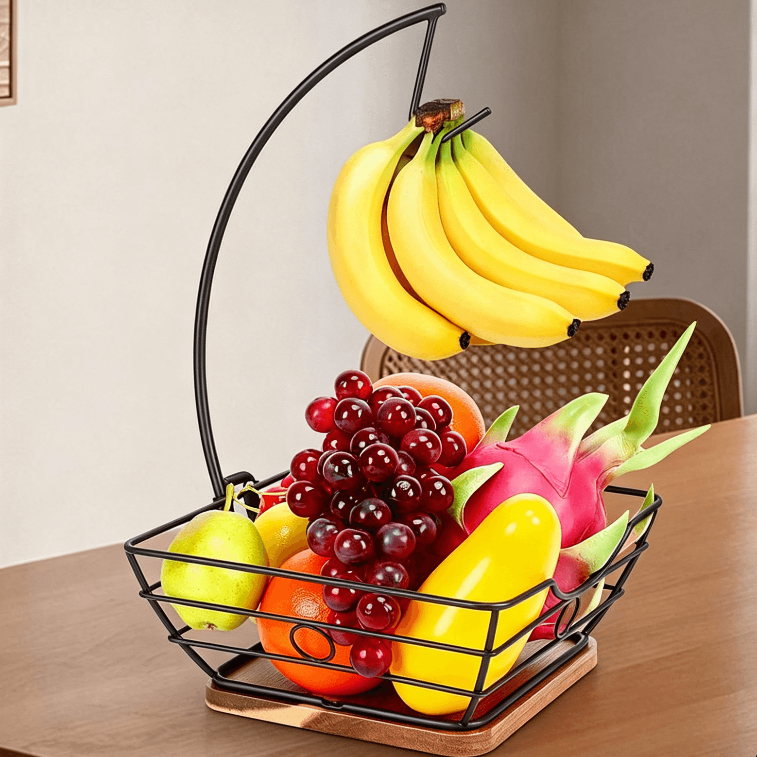 Fruit Basket With Banana Hanger